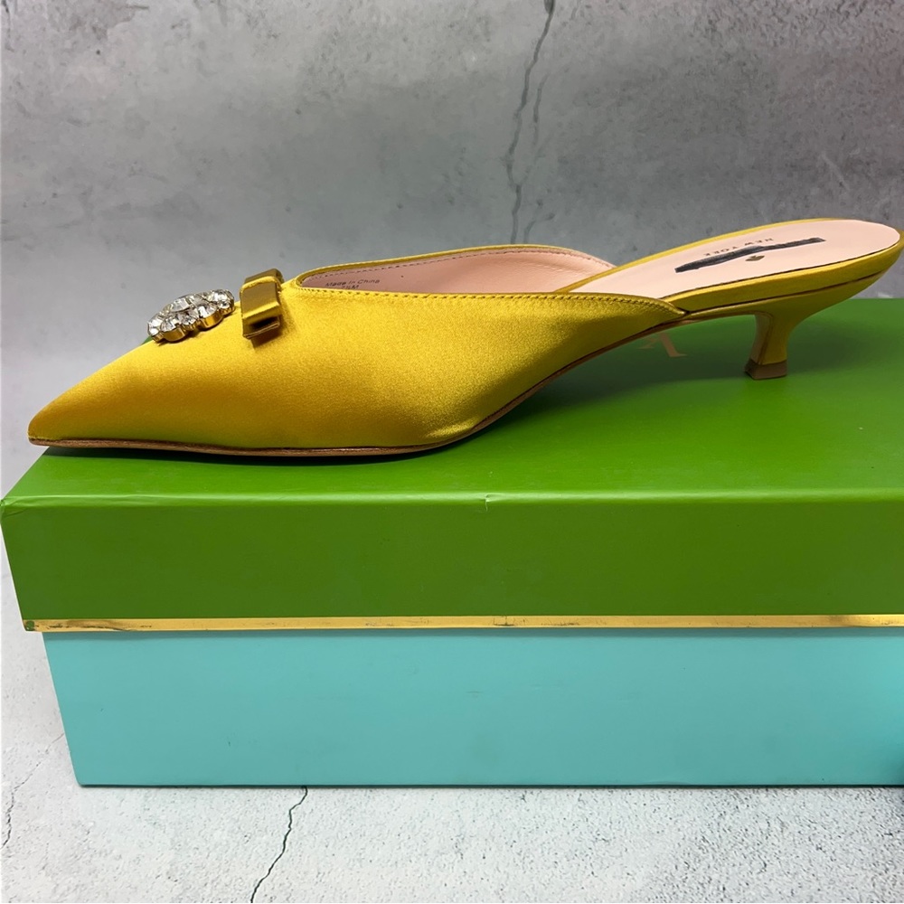 Kate Spade New Darlene Slides in Roasted Maize. - Picture 5 of 9